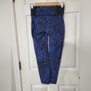 Lululemon 🍋 Keep Your Form Tight 25" City Lights Multi Black / Black Size 4